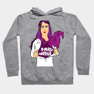 Fibro Warrior Woman Hoodie